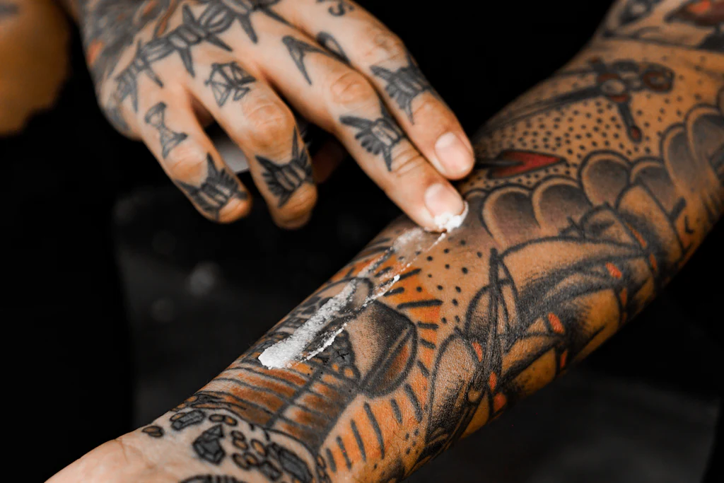 Can I put petroleum jelly on my tattoo
