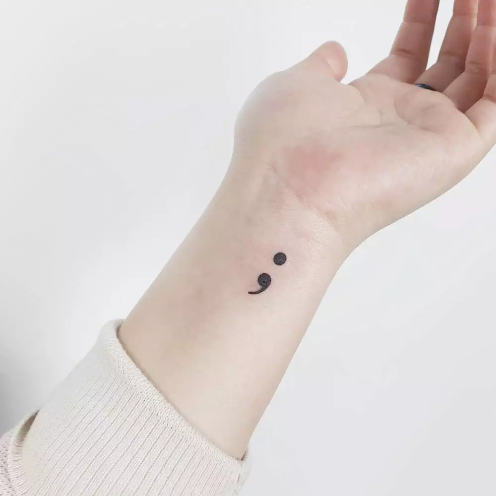 Semicolon-tattoo-meaning